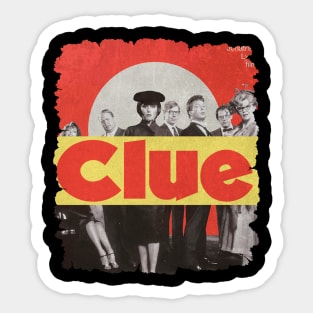 clue vintage Sticker